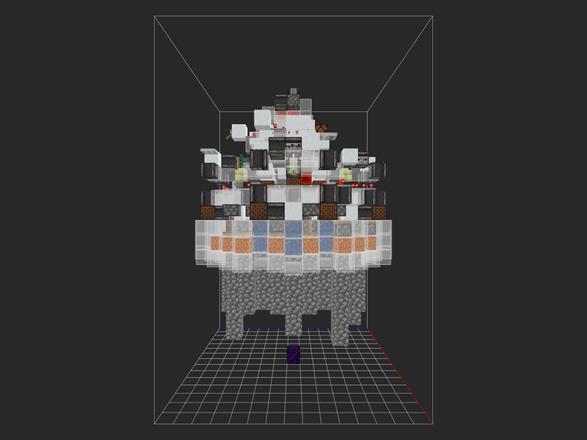 🧱 竖式刷石机（30.5万/h）🔥 1.16+ 单区块高效 | 无粉版/无黏版-投影工坊