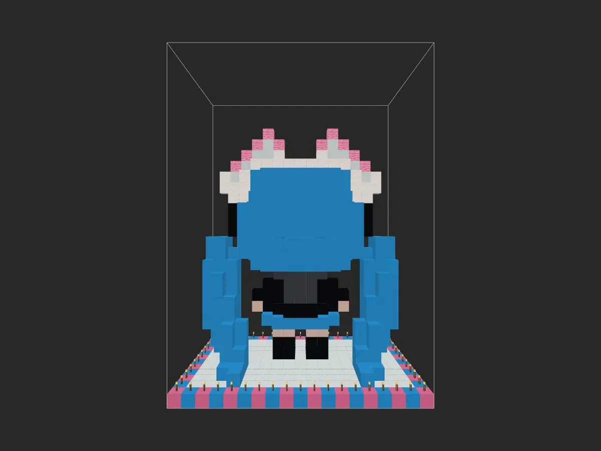 初音未来小雕像-投影工坊