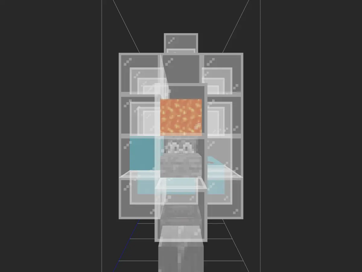 简易烤鸡机投影蓝图（Litematica）- 我的世界红石生电自动化-投影工坊