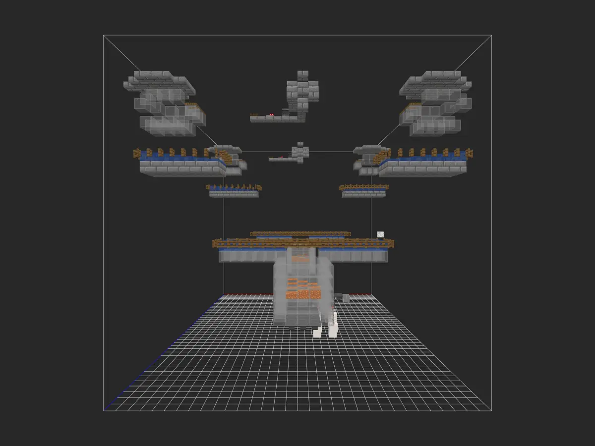 高效刷铁机投影蓝图（1.18+ / 4 刷怪点）- 我的世界红石生电-投影工坊