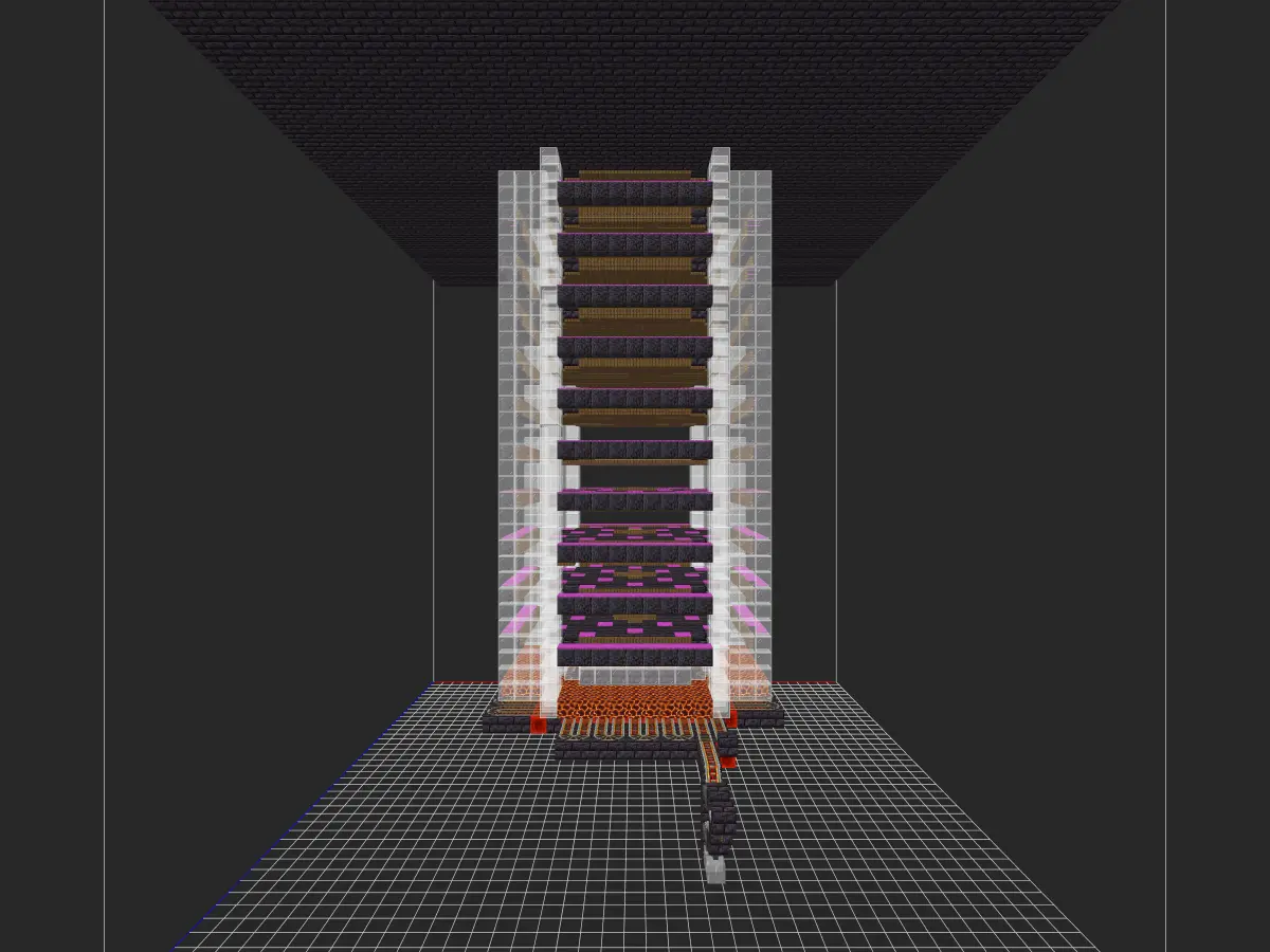 高效苦力怕农场投影蓝图（13000/h 效率）- 我的世界红石生电刷火药机-投影工坊