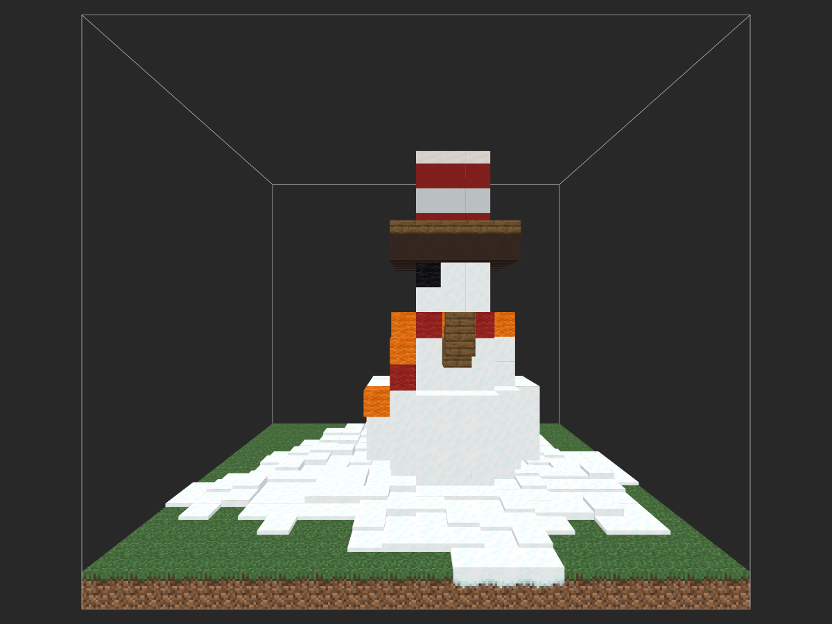 雪人（材料简单）-投影工坊