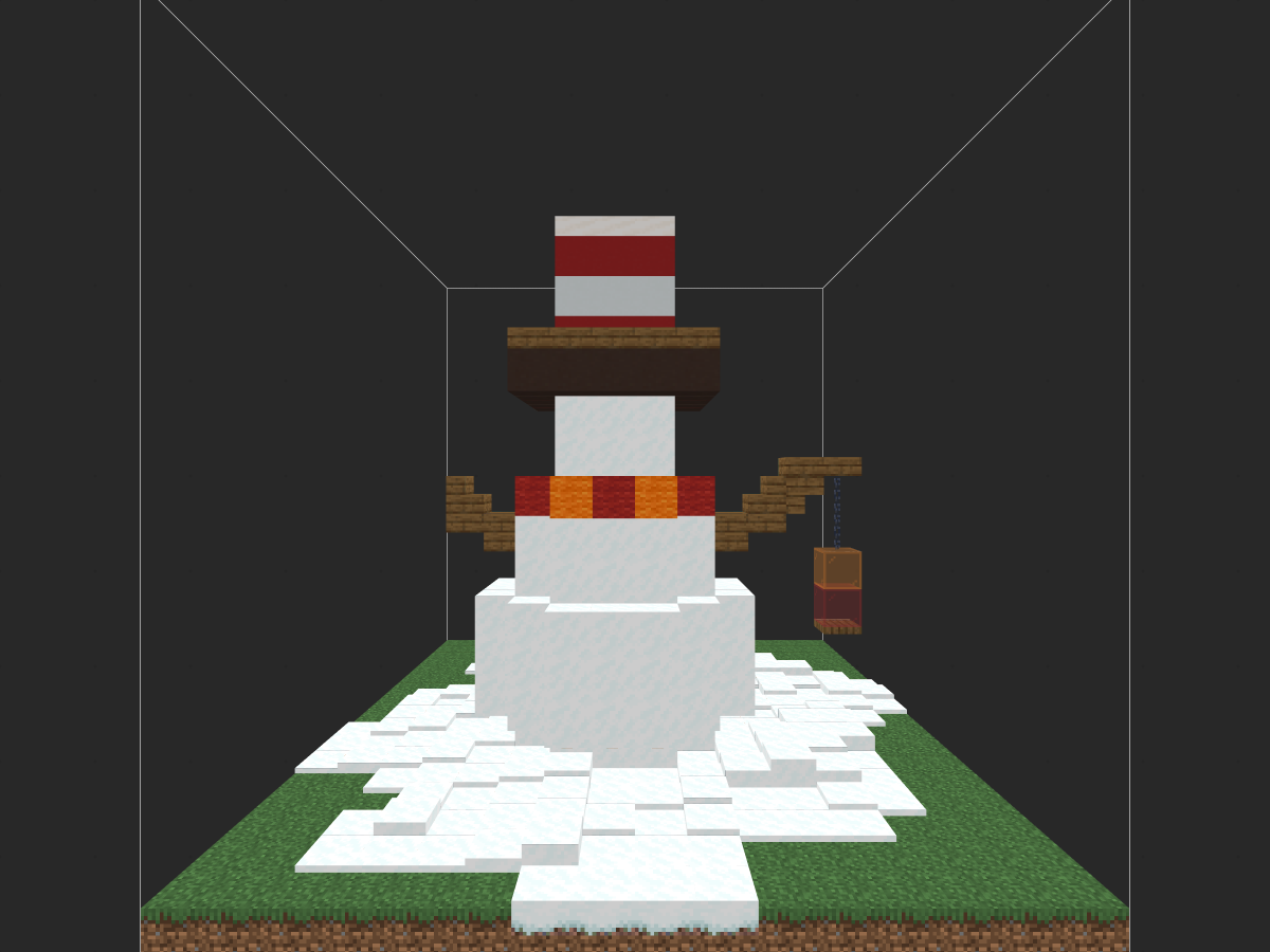 雪人（材料简单）-投影工坊