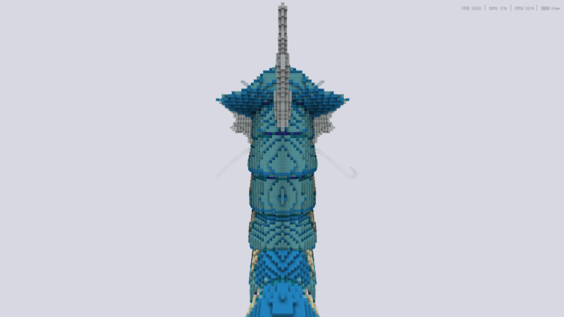 暴鲤龙【96x106x206】200w方块-投影工坊