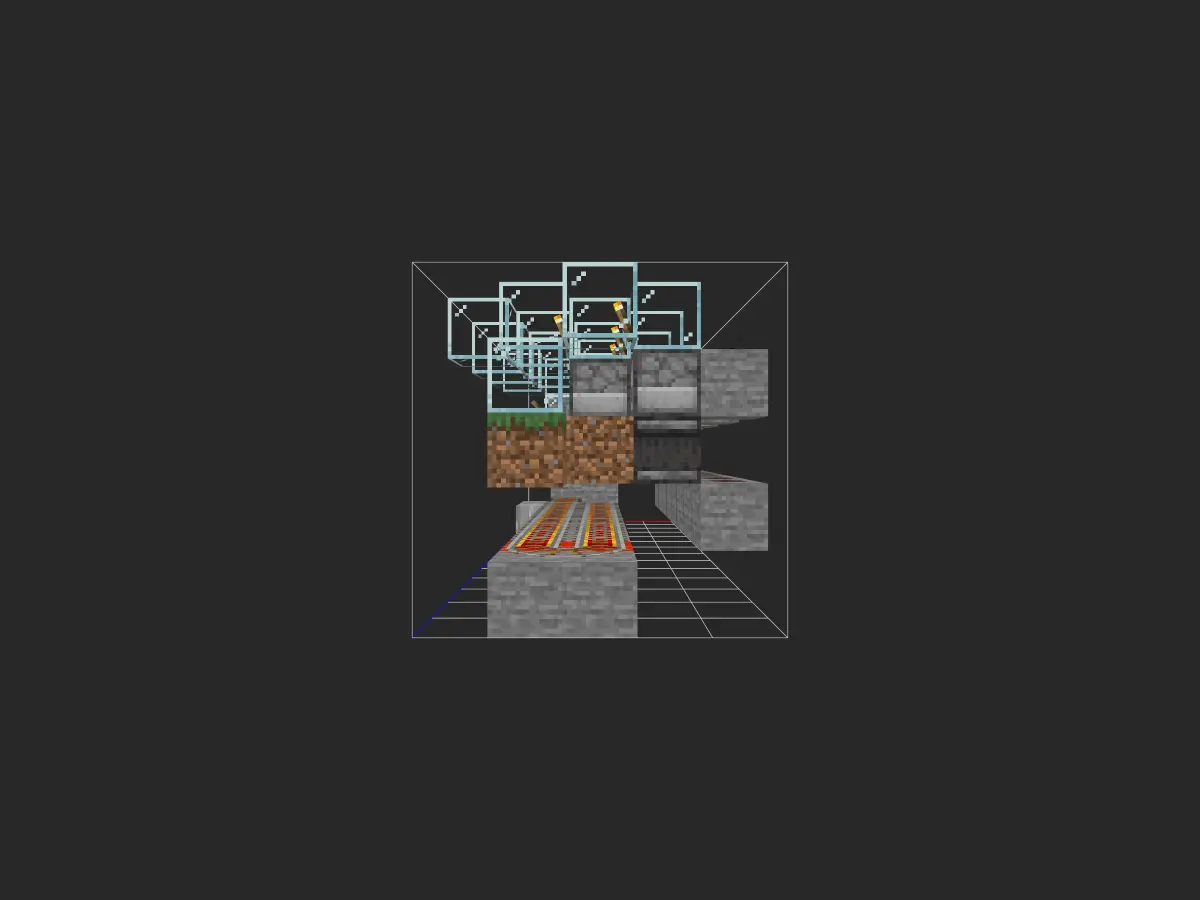 刷羊毛农场投影蓝图（可开关/易染色）- 我的世界红石生电自动化-投影工坊