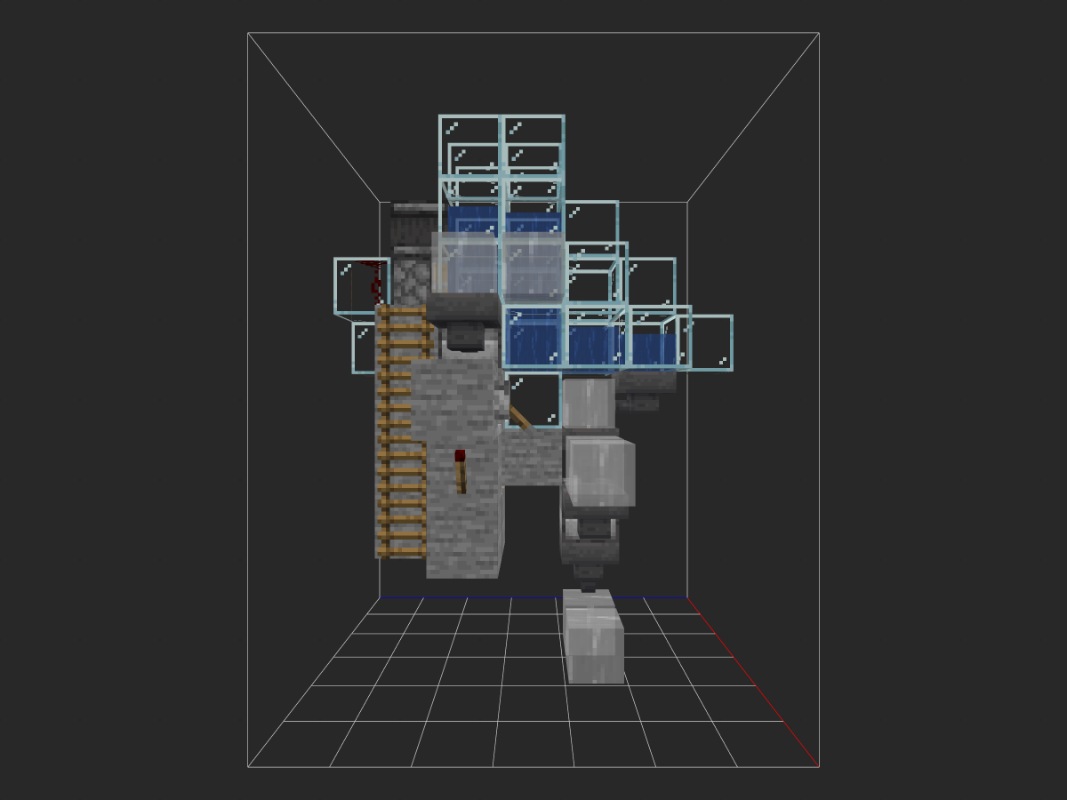 简易海带干农场投影蓝图 - 我的世界红石生电自动化-投影工坊