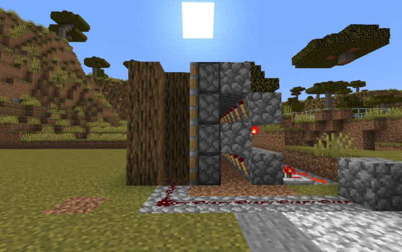 简易树场投影蓝图（通用/功能性）- 我的世界红石生电自动化-投影工坊