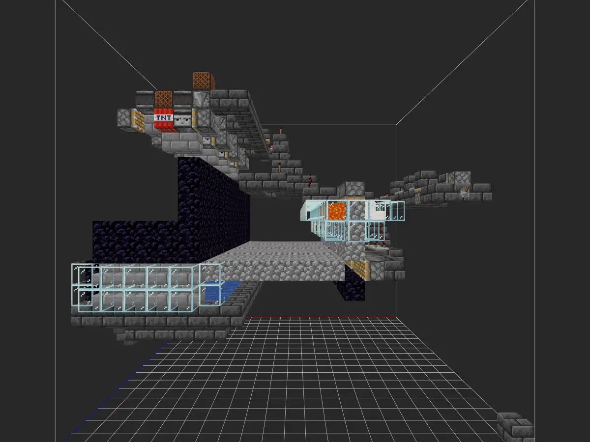 高速刷石机投影蓝图（带 TNT 复制）- 我的世界红石生电自动化-投影工坊