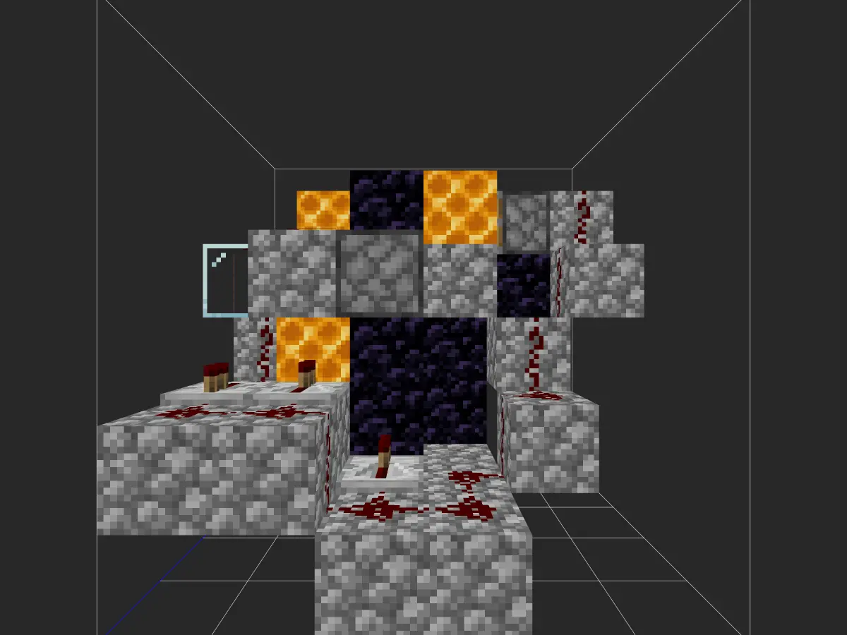 蜜蜂陷阱投影蓝图（无解杀人/防御）- 我的世界红石电路设计-投影工坊