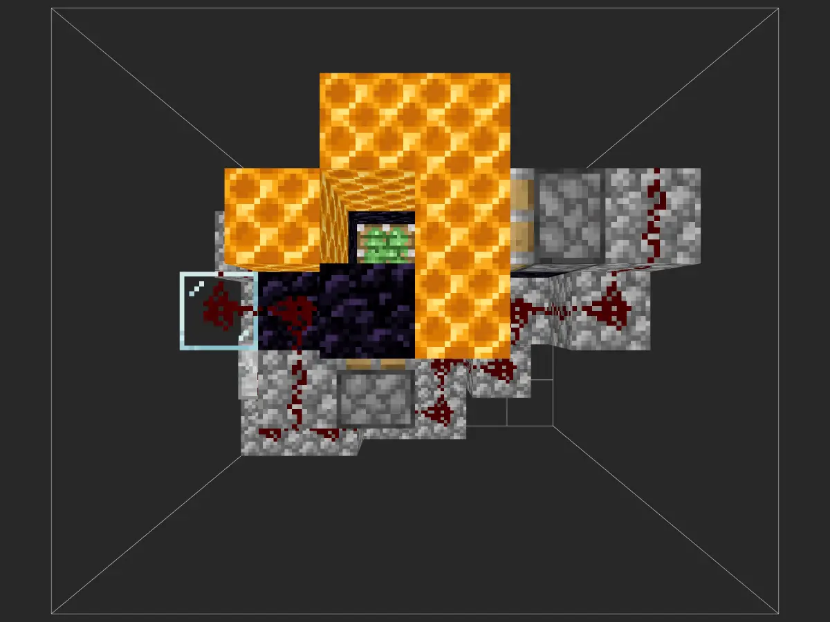 蜜蜂陷阱投影蓝图（无解杀人/防御）- 我的世界红石电路设计-投影工坊