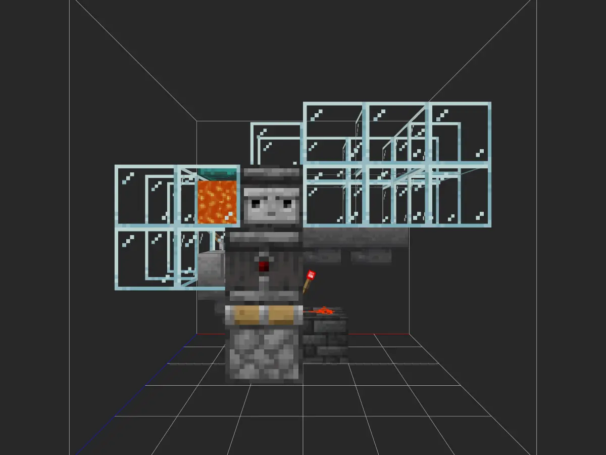 简易烤鸡机投影蓝图（蛋肉可切换）- 我的世界红石生电自动化-投影工坊