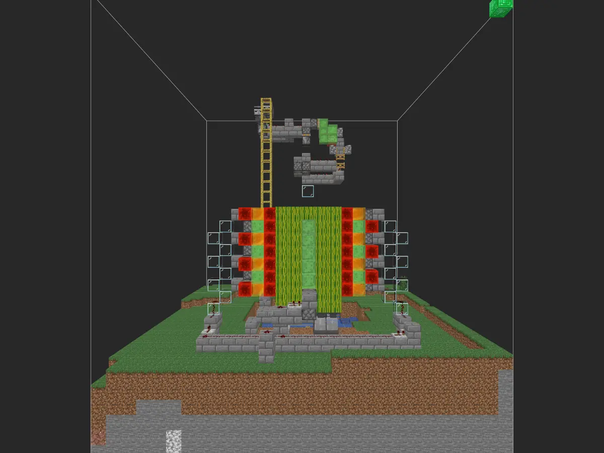 巨型树场投影蓝图（1.1万原木/h）- 我的世界红石生电自动化-投影工坊