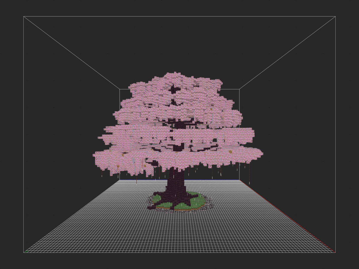 大型樱花树（转载）-投影工坊