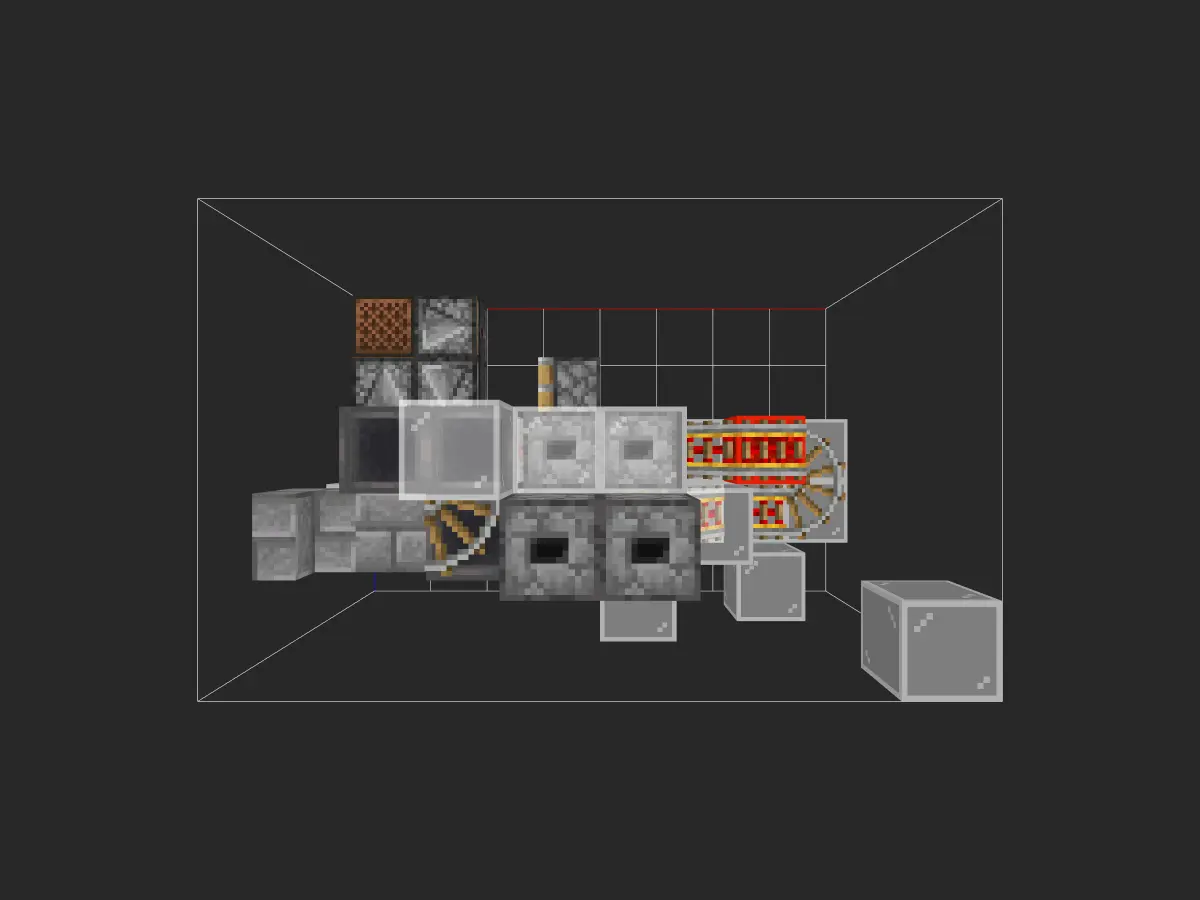 57w矿车分流-投影工坊