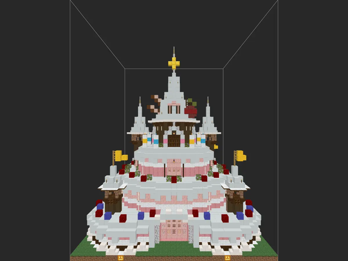 【转载】超豪华蛋糕城堡-投影工坊