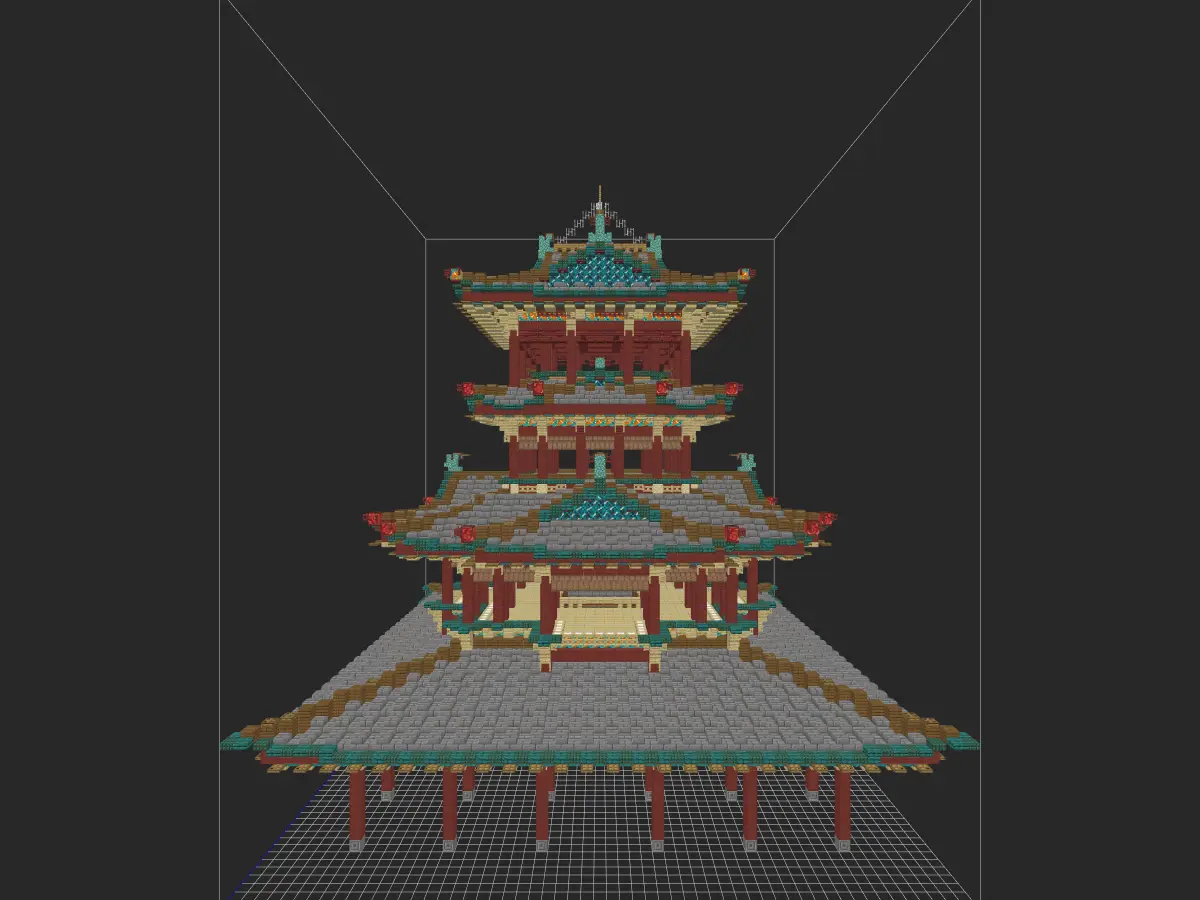 【搬运】听枫阁（无底座）-投影工坊