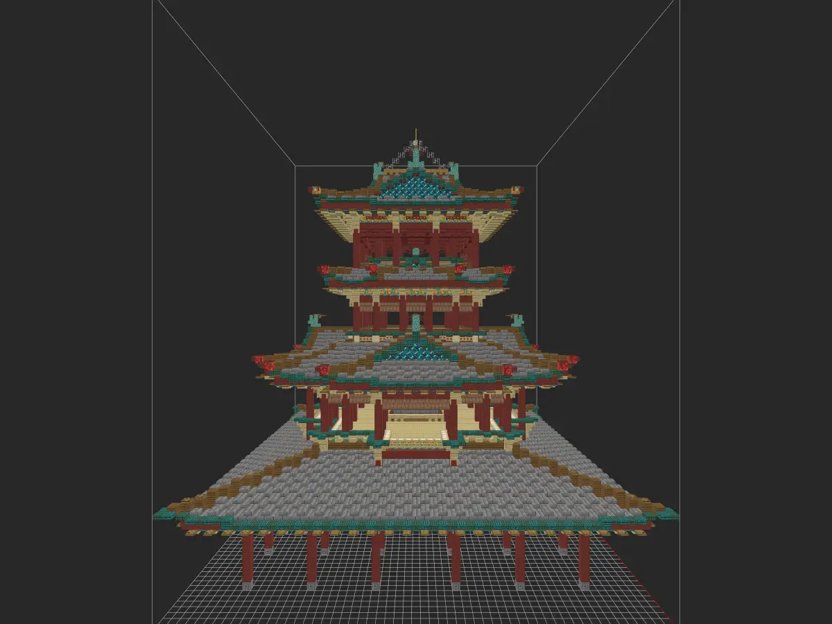 【搬运】听枫阁（无底座）-投影工坊