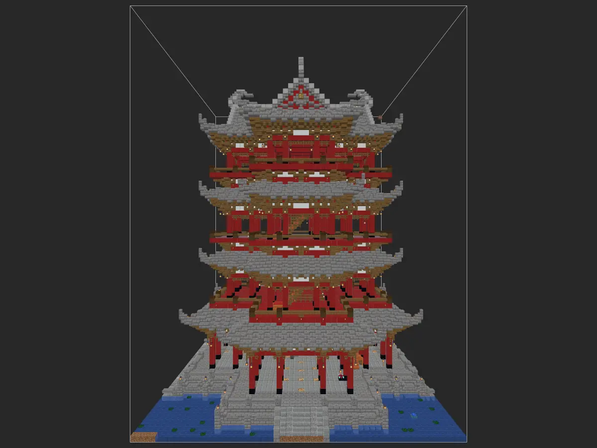 中式阁楼之品月阁  B站：胧月初绽-投影工坊