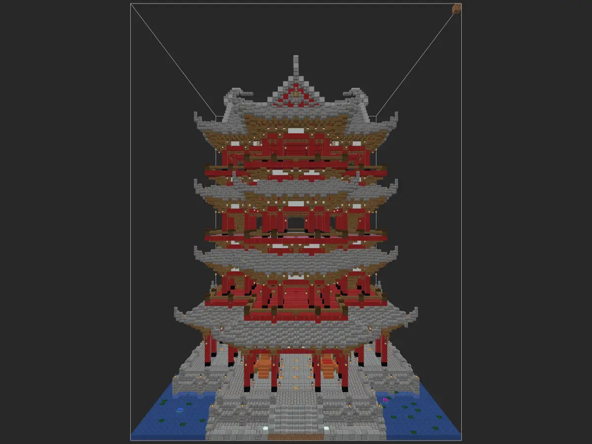 中式阁楼之品月阁  B站：胧月初绽-投影工坊