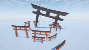 鸟居·明神门-投影工坊