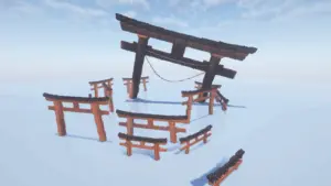 鸟居·明神门-投影工坊