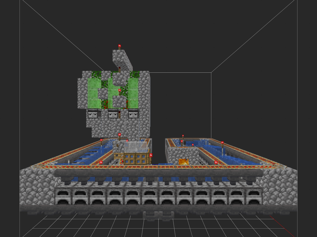超简单100倍单区块熔炉组（作者Azhu_233）无珊瑚版-投影工坊