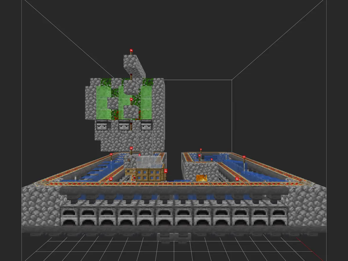 超简单100倍单区块熔炉组（作者Azhu_233）无珊瑚版-投影工坊