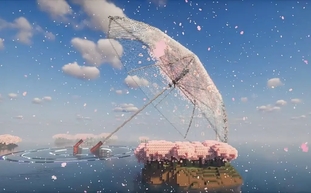 看主播Mc零落的雨伞后，自制的透明雨伞，宝子们可以自己加点花瓣图案啥的，比如猫猫，蟑螂，兔子，花瓣，名字等等