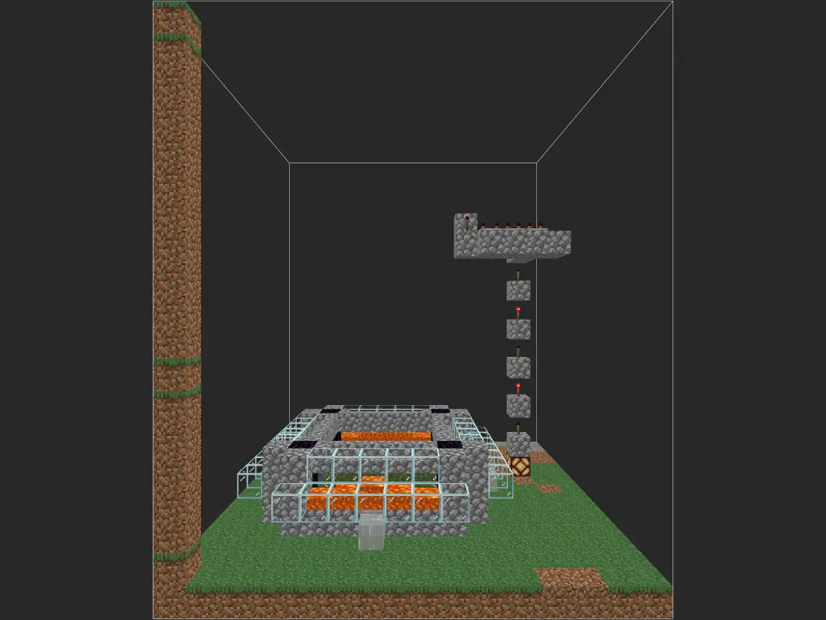 出生点自动刷石机-投影工坊