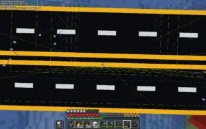 双车道混凝土路（双黄线版）-投影工坊