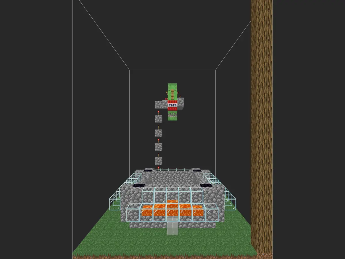 出生点自动刷石机-投影工坊