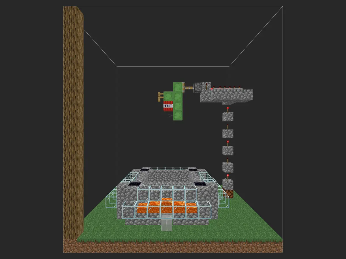 出生点自动刷石机-投影工坊