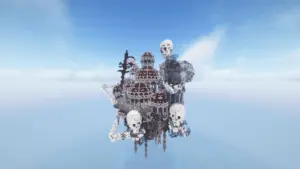 骷髅浮空岛-投影工坊