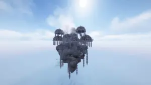 骷髅浮空岛-投影工坊