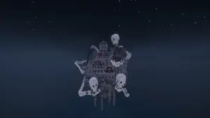 骷髅浮空岛-投影工坊