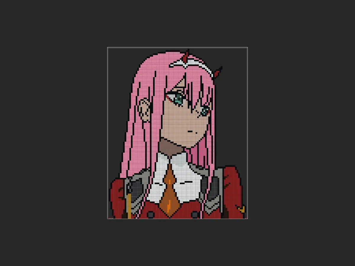 02半身像素画（应该是这个名字）-投影工坊