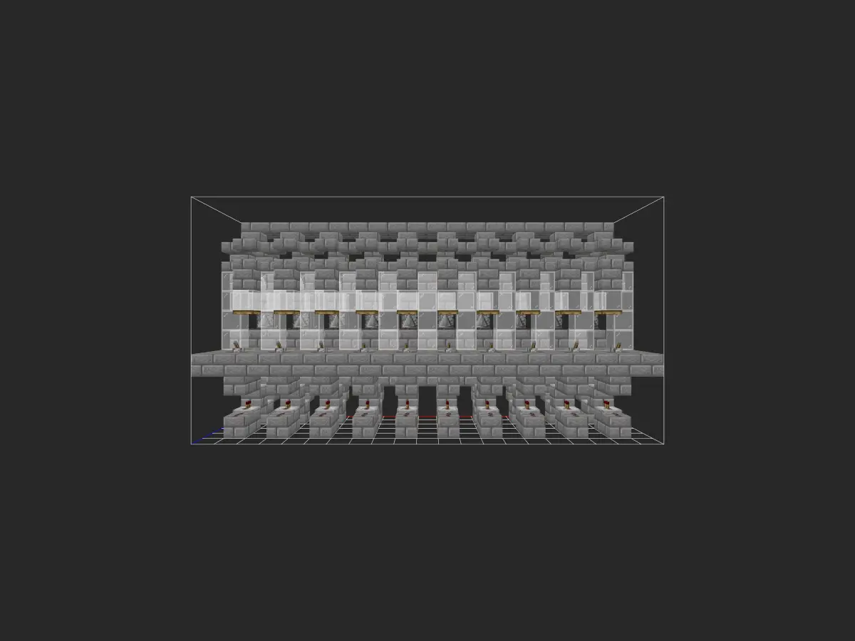 可堆叠村民交易所（村民自动到位，带骨折）-投影工坊