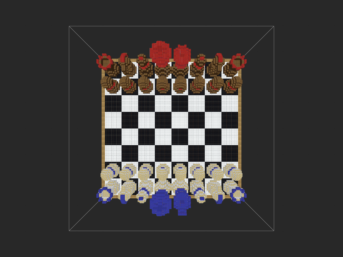 国际象棋棋盘-投影工坊