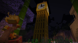 大本钟（抄自游戏Block Craft 3D)-投影工坊