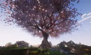 中号樱花树-投影工坊