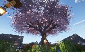 中号樱花树-投影工坊