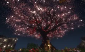 中号樱花树-投影工坊