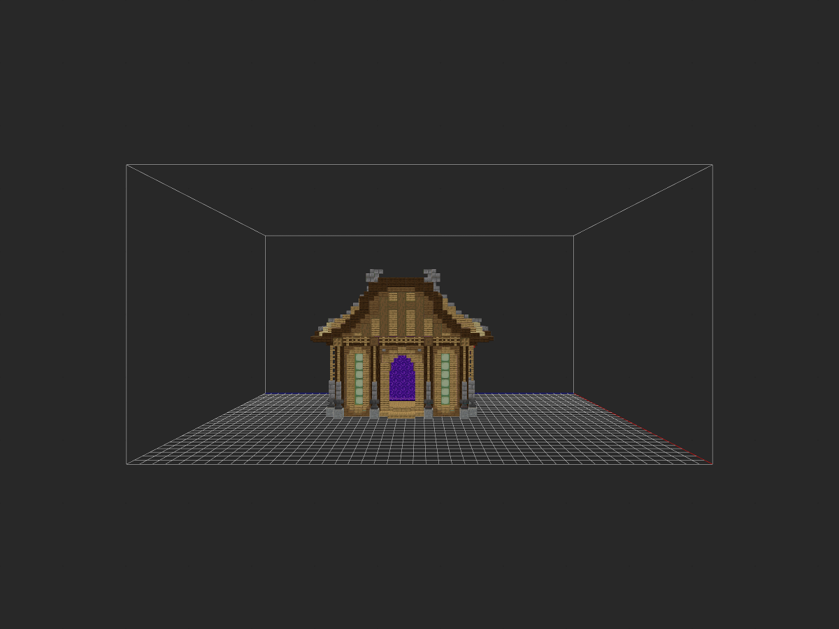 [Minecraft单体建筑] 地狱门装饰（中西结合款）-投影工坊