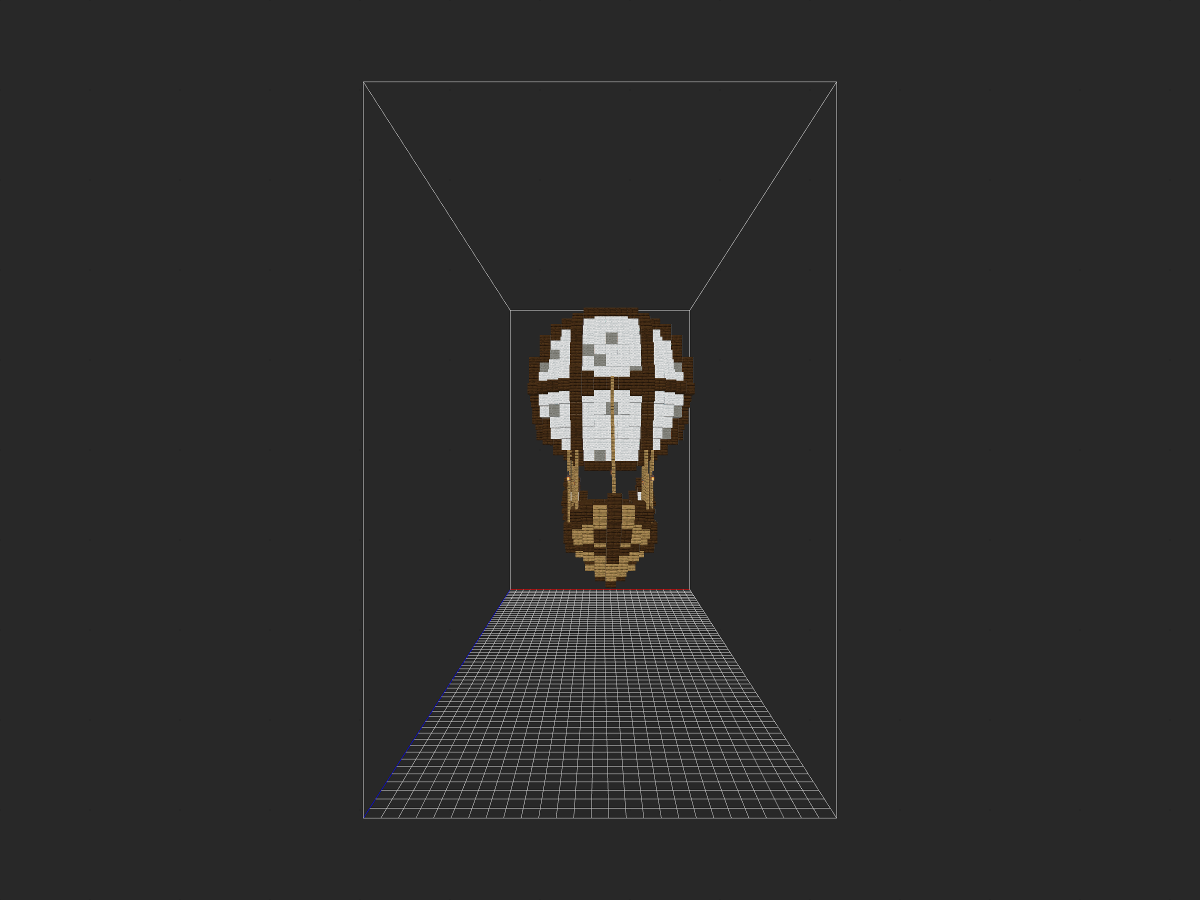 [Minecraft单体建筑] 魔幻风飞艇-投影工坊