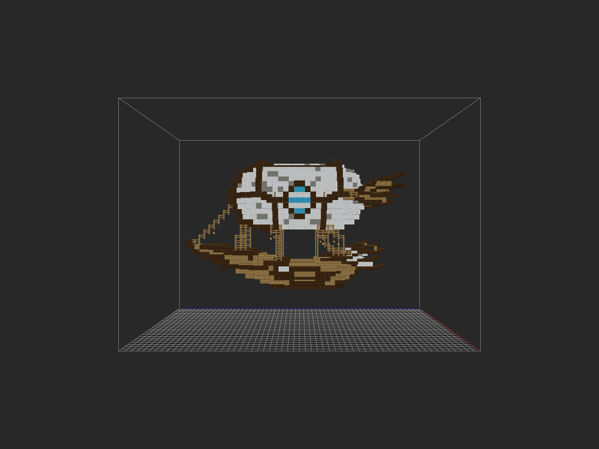 [Minecraft单体建筑] 魔幻风飞艇-投影工坊