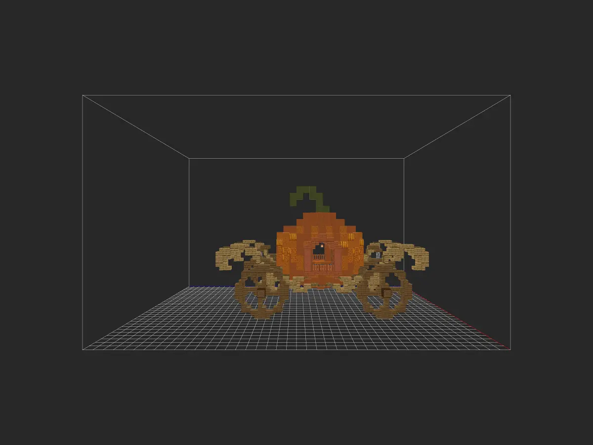 [Minecraft单体建筑] 南瓜马车-投影工坊