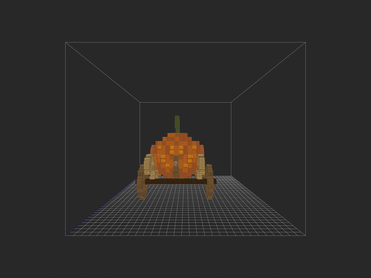 [Minecraft单体建筑] 南瓜马车-投影工坊