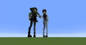 BA双子雕像-投影工坊