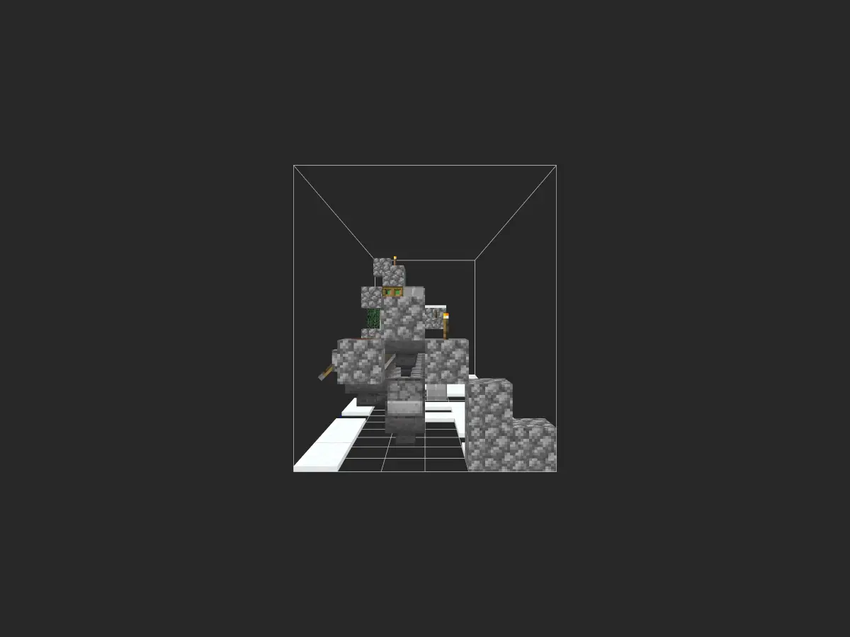 （改进）前期简易自动供应燃料熔炉【所需材料较少制作简单】-投影工坊