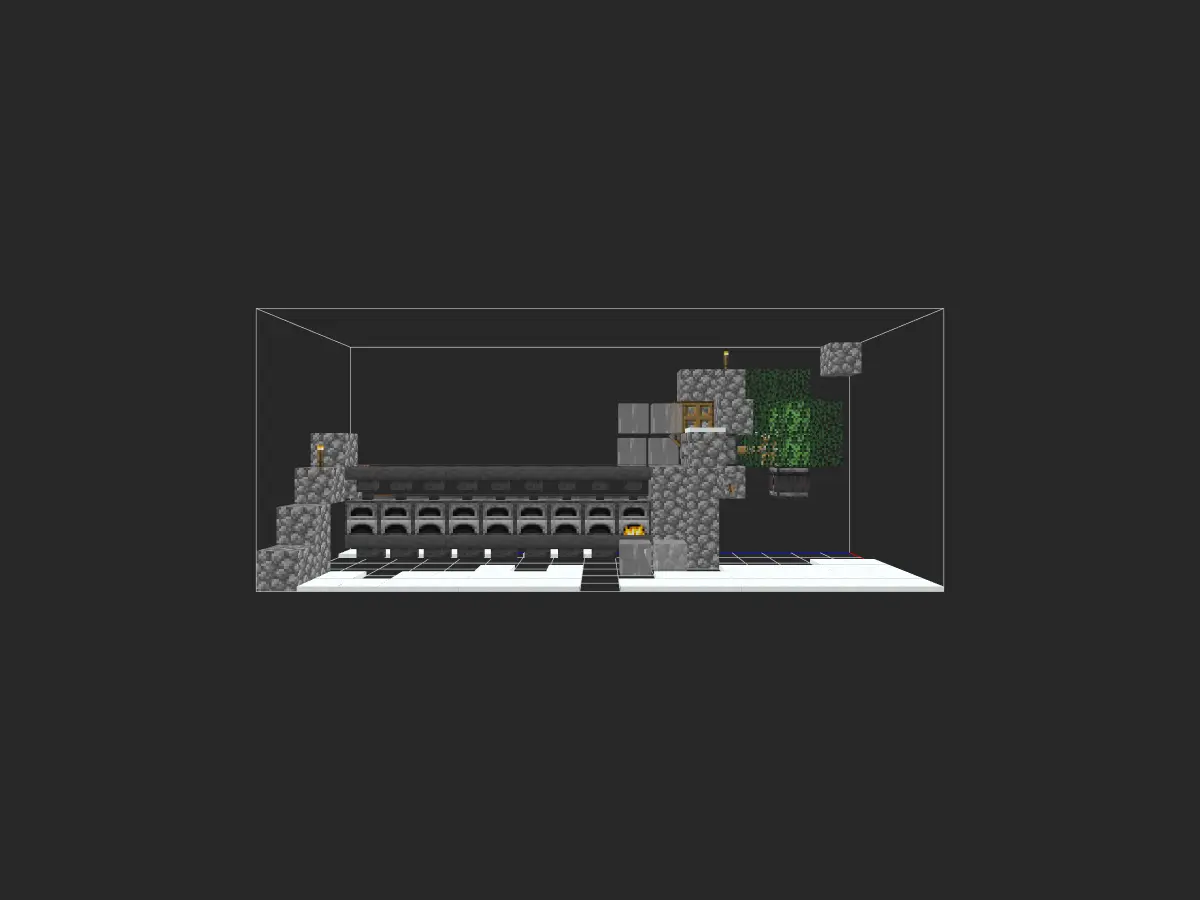 （改进）前期简易自动供应燃料熔炉【所需材料较少制作简单】-投影工坊